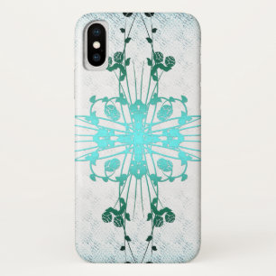 Funda Para iPhone X Cruz de Flor