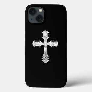 Funda Para iPhone 13 cruz de guitarra del equipo de culto cristiano