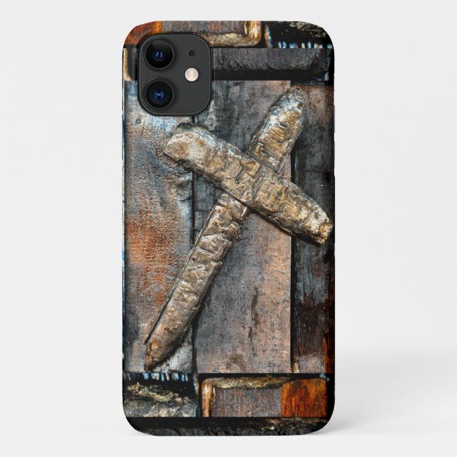 Funda De Case-Mate Para iPhone Cruz de la fuerza (Reverso)