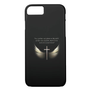 Funda Para iPhone 8/7 Cruz del Espíritu Santo y del cristiano con verso