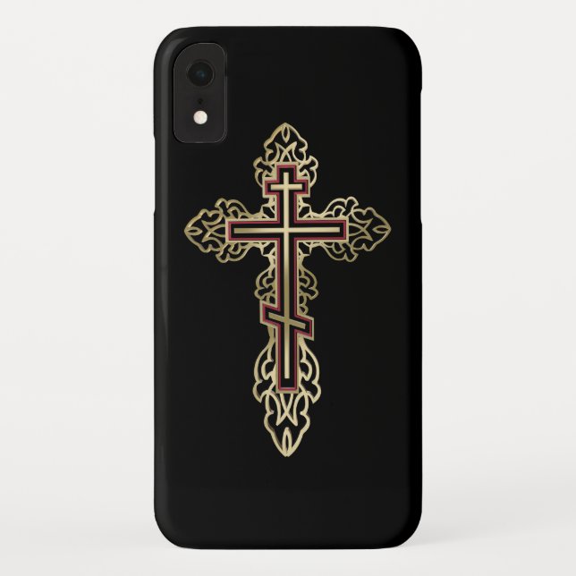 Funda De Case-Mate Para iPhone Cruz ortodoxa (Reverso)