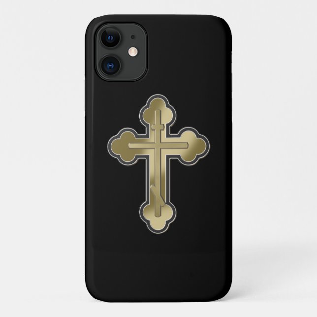 Funda De Case-Mate Para iPhone Cruz ortodoxa (Reverso)