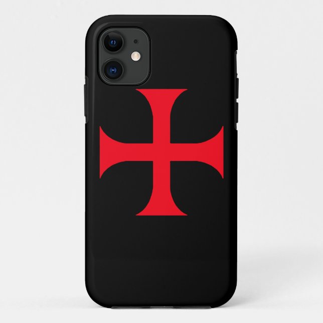 Funda De Case-Mate Para iPhone Cruz Roja de Templar (Reverso)