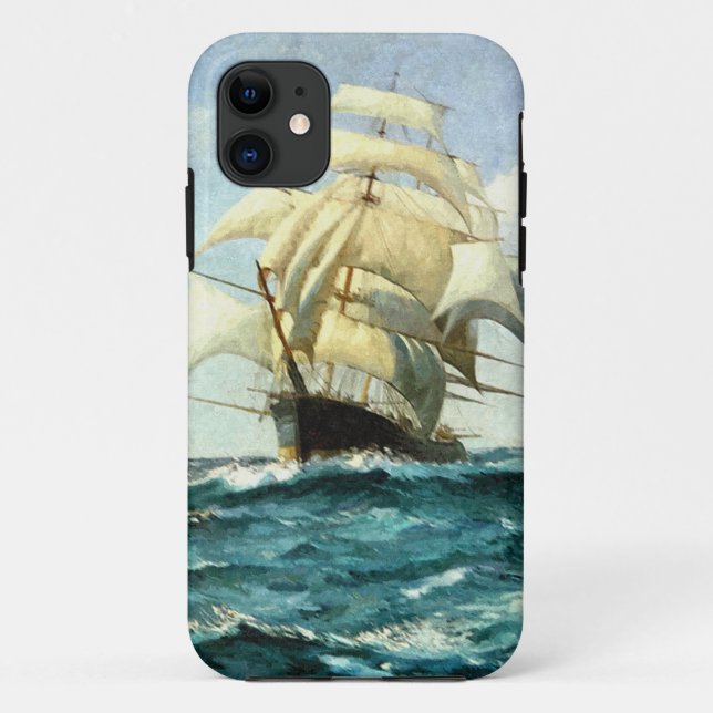 Funda De Case-Mate Para iPhone Cruzar el océano (Reverso)