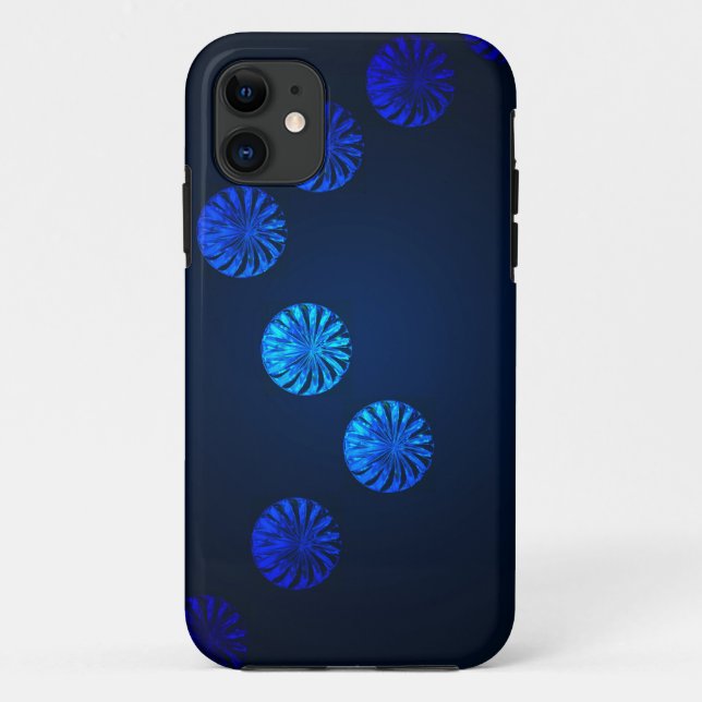 Funda De Case-Mate Para iPhone Crystal azul de diseño irlandés (Reverso)