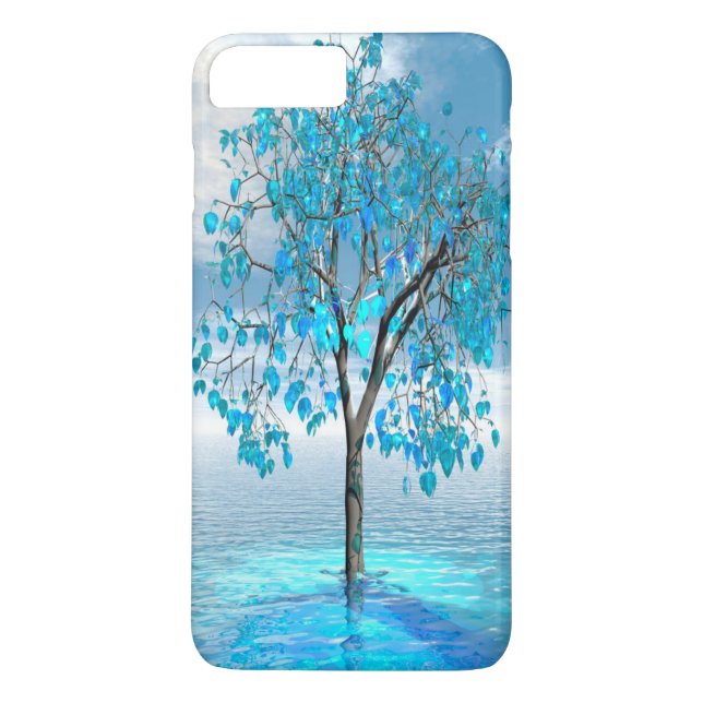 Funda De Case-Mate Para iPhone Crystal Blue Tree (Reverso)