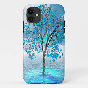Funda Para iPhone 11 Crystal Blue Tree
