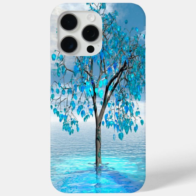 Funda De Case-Mate Para iPhone Crystal Blue Tree (Reverso )
