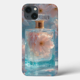 Funda Para iPhone 13 Crystal Zephyr - Pastel Blossom Aquamarine