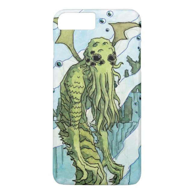 Funda De Case-Mate Para iPhone Cthulhu - caja del teléfono (Reverso)