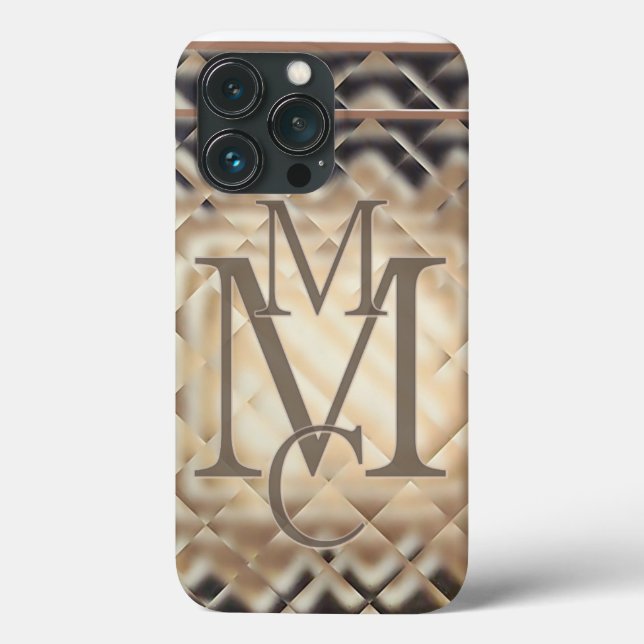 Funda De Case-Mate Para iPhone Cuadrado Dimensional-MMC (Reverso )