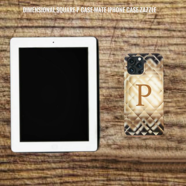 Funda De Case-Mate Para iPhone Cuadrado dimensional-P (Subido por el creador)