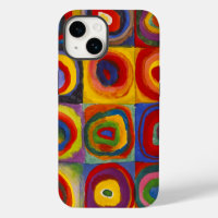 Cuadrados con círculos concéntricos 2 | Kandinsky