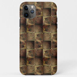 Funda Para iPhone 11 Pro Max Cuadrados con formas redondeadas simulando relieve