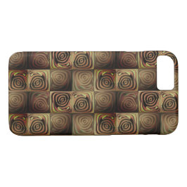 Funda Para iPhone 8/7 Cuadrados con formas redondeadas simulando relieve