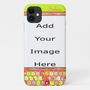 Funda Para iPhone 11 Cuadrados de colores brillantes redondeados