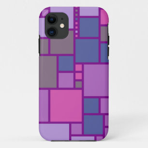 title_seo2 Cuadrados geométricos modernos Azul morado rosad