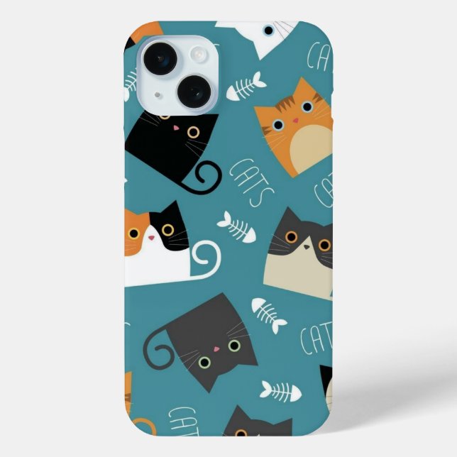 FUNDA DE Case-Mate PARA iPhone CUADRAR CAT (Reverso )