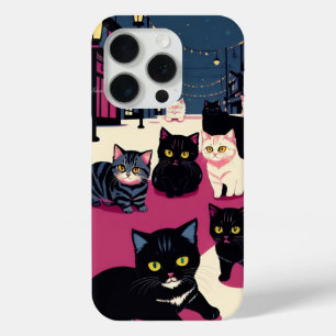 FUNDA PARA iPhone 15 PRO CUADRAR CAT