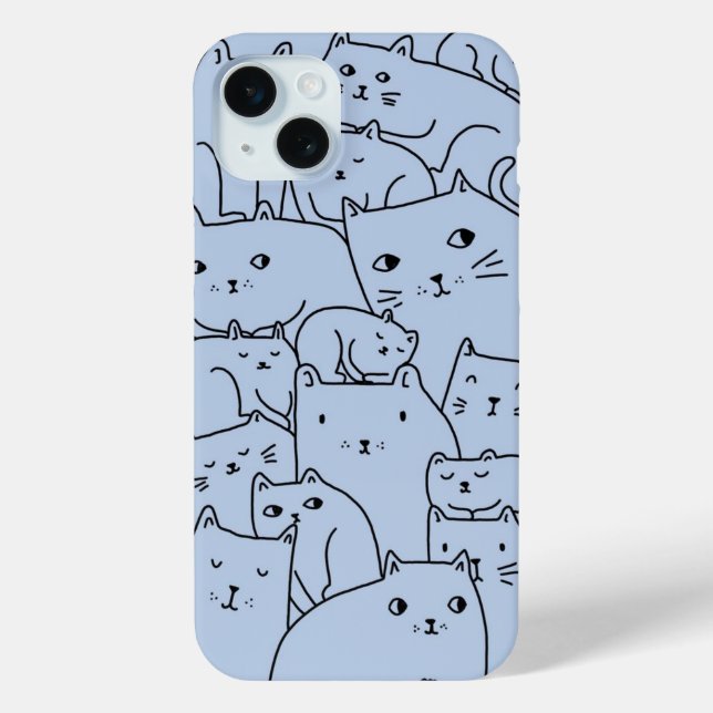 FUNDA DE Case-Mate PARA iPhone CUADRAR CAT (Reverso )