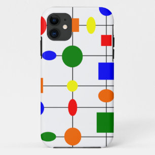 Funda Para iPhone 11 Cuadrícula de Bauhaus