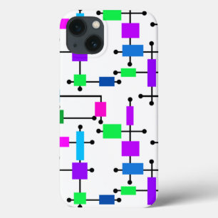 Funda Para iPhone 13 Cuadrícula de color de Guay