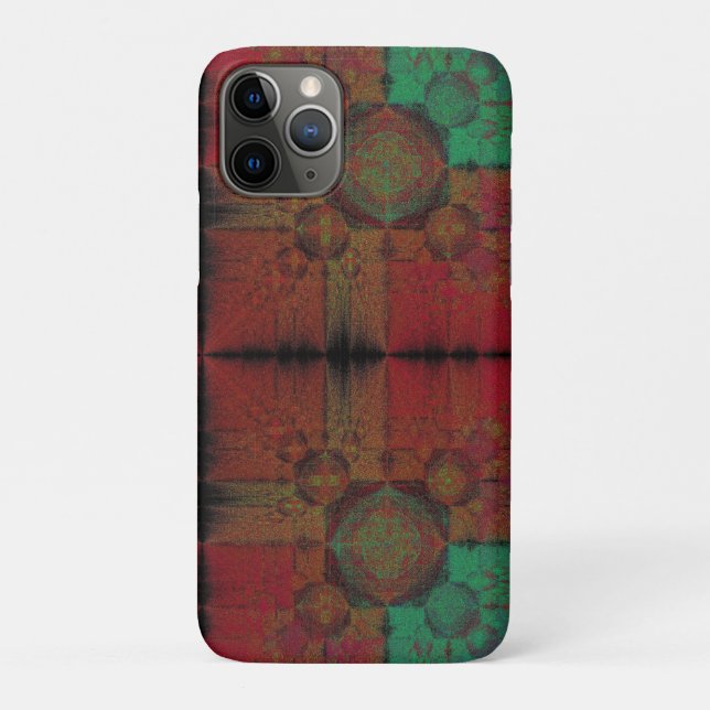 Funda De Case-Mate Para iPhone Cuadrícula de fusión (Reverso)