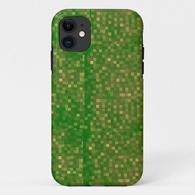 Funda De Case-Mate Para iPhone Cuadrícula multicolor (Reverso)