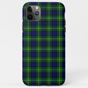 Funda Para iPhone 11 Pro Max Cuadro azul verde tartán de Lamont