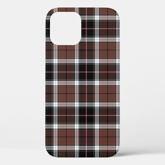 Funda De Case-Mate Para iPhone Cuadro marrón (Reverso )