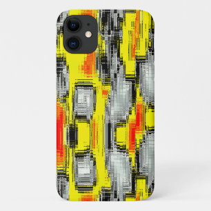 Funda Para iPhone 11 Cuadros abstractos formados de arañazos sobre amar