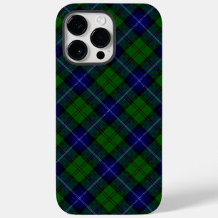 Funda Para iPhone 14 Pro Max De Case-Mate cuadros azul verde tartán Urquhart