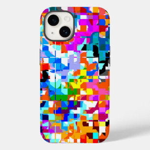 Funda Para iPhone 14 De Case-Mate Cuadros coloridos cuaderno de cuadrados abstractos
