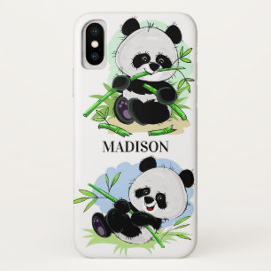 Funda Para iPhone X Cuadros de teléfono con nombres personalizados de