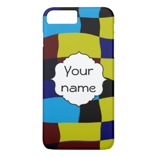 Funda Para iPhone 8 Plus/7 Plus Cuadros distorsionados en colores retro