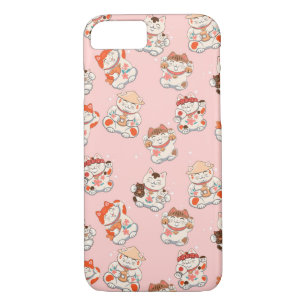 Funda Para iPhone 8/7 Cuadros gatos afortunados