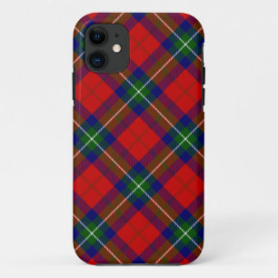 Funda Para iPhone 11 cuadros rojos verdes y azules del tartán de Ruthve