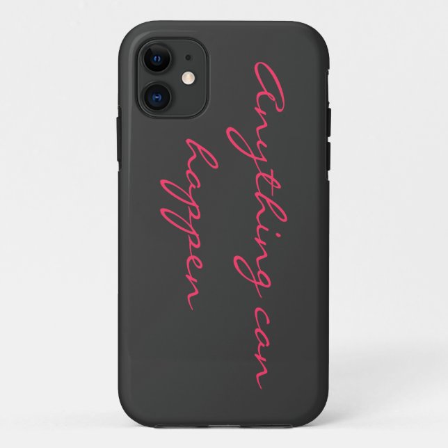 Funda De Case-Mate Para iPhone Cualquier cosa puede suceder (Reverso)
