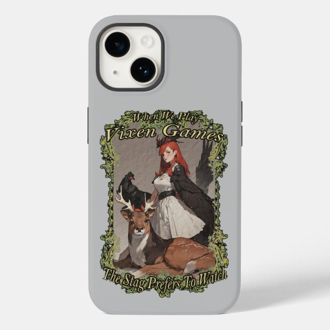 Funda De Case-Mate Para iPhone Cuando jugamos a los videojuegos, el escenario pre (Reverso )