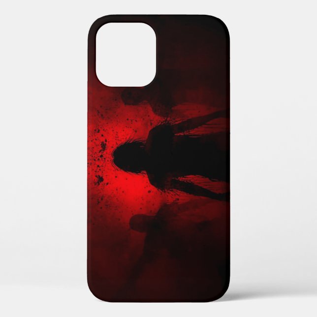 Funda De Case-Mate Para iPhone Cuando la noche grita en rojo (Reverso )