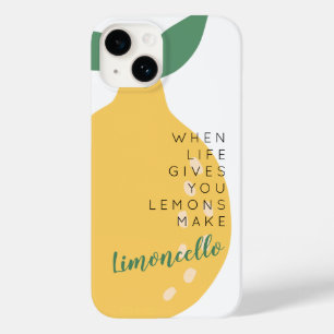 Funda Para iPhone 14 De Case-Mate Cuando La Vida Te Da Lemones Hacen Que Limoncello