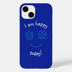 Funda Para iPhone 14 De Case-Mate Cuando veo flores estoy feliz Funda-Mate iPhone Ca
