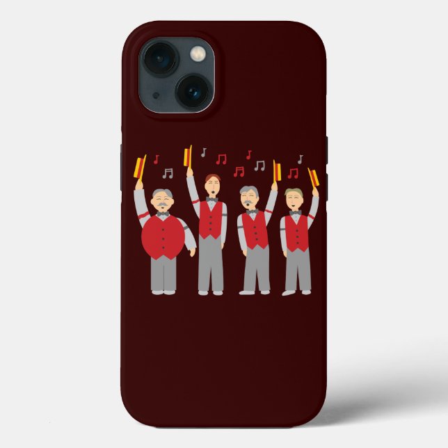 Funda De Case-Mate Para iPhone Cuarteto clásico de Barbershop (Reverso )