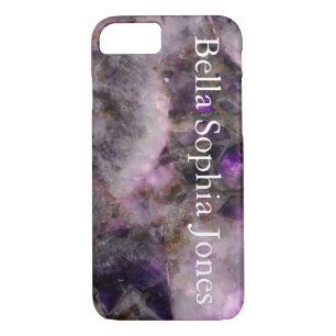 Funda Para iPhone 8/7 Cuartz morado monogramado