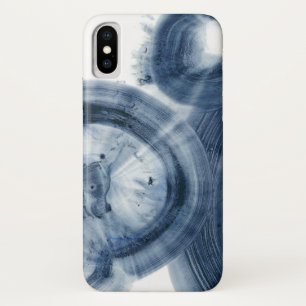 Funda Para iPhone X Cuásares - Círculos Azules Inky