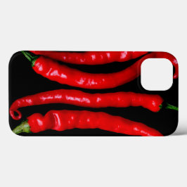 Funda Para iPhone 13 Cuatro Chilies iphcnm rojos