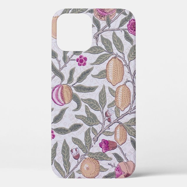 Funda De Case-Mate Para iPhone Cuatro frutas, William Morris (Reverso )