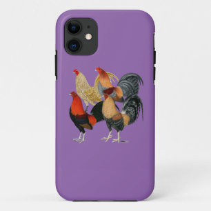 Funda Para iPhone 11 Cuatro gallos de pelea