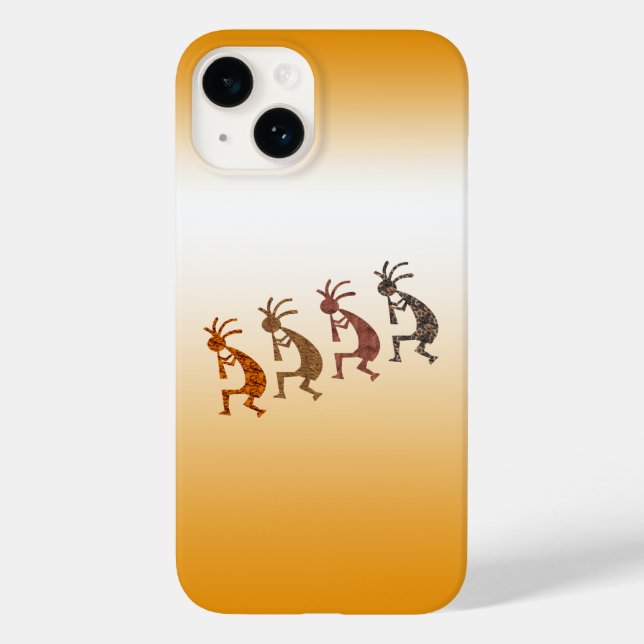 Funda De Case-Mate Para iPhone Cuatro Kokopelli (Reverso )