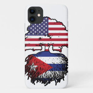 Funda Para iPhone 11 Cuba Bandera de raíces cubanoamericanas de los Est